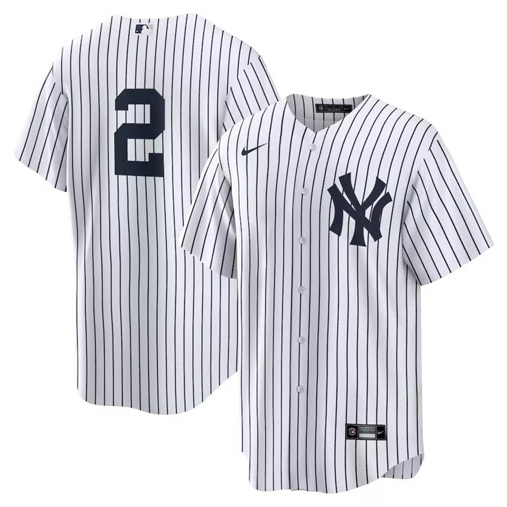 Men's New York Yankees Derek Jeter Jersey - White/Navy